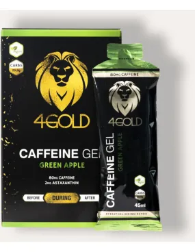 4GOLD Caffeine Gel Green Apple 6x45ml