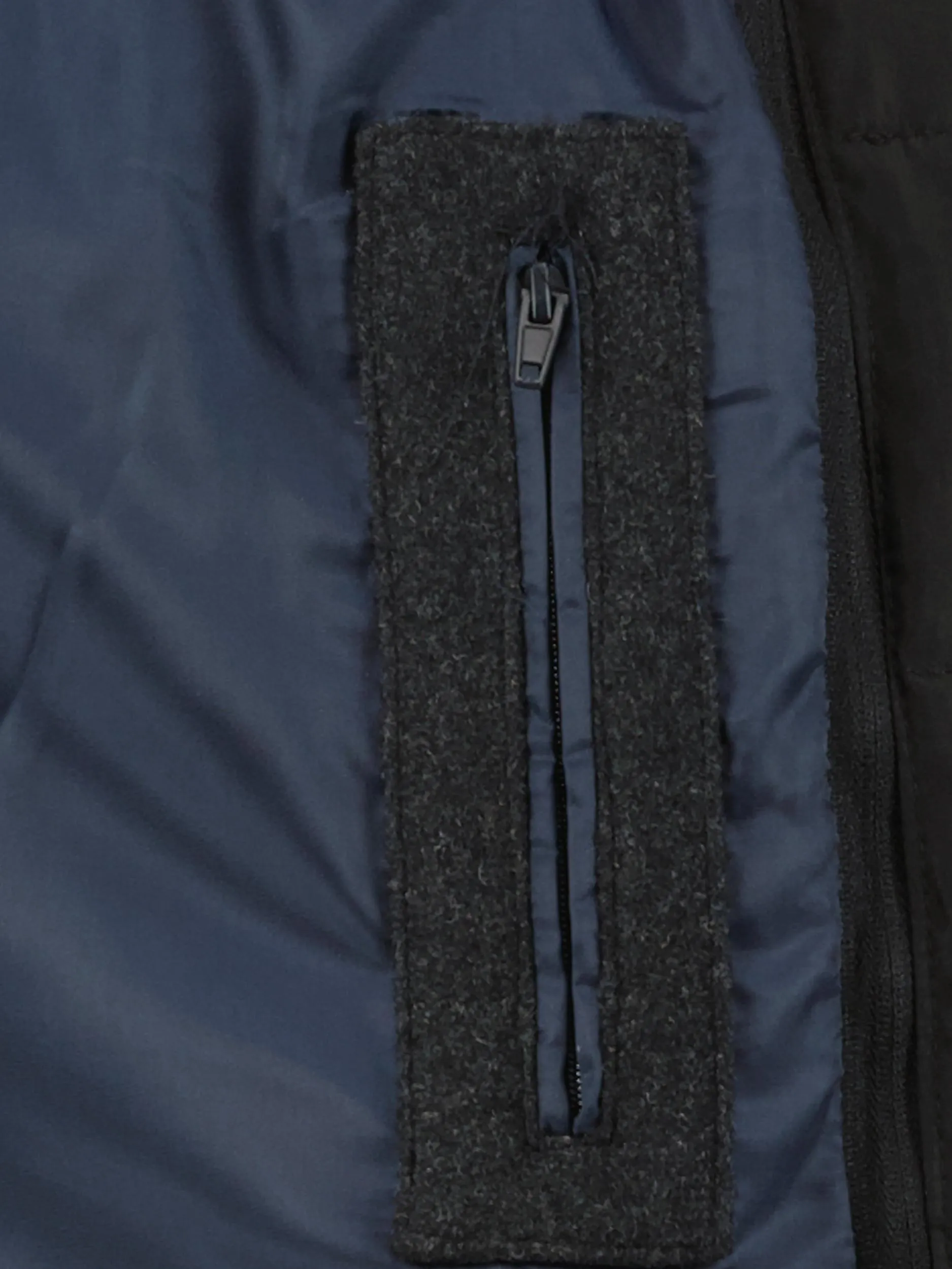 Bos Wollen jas grijs job coat plain wool 23301jo01bo/980 dark shadow
