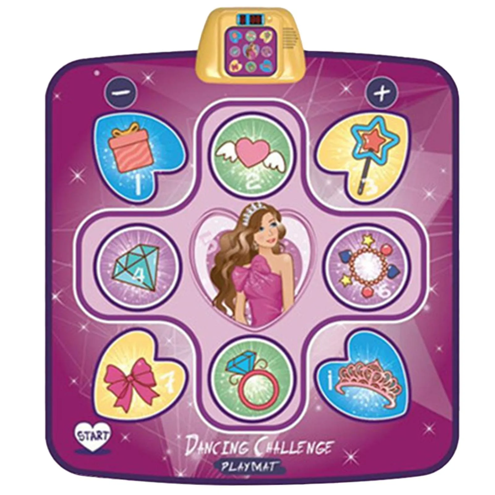 Dance Mat Toys For Boys Girls Rhythm Step Game Mode Dance Pad Programmable Challenge Play Mat