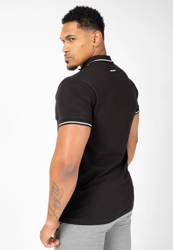 DELANO POLO  BLACK/WHITE  S