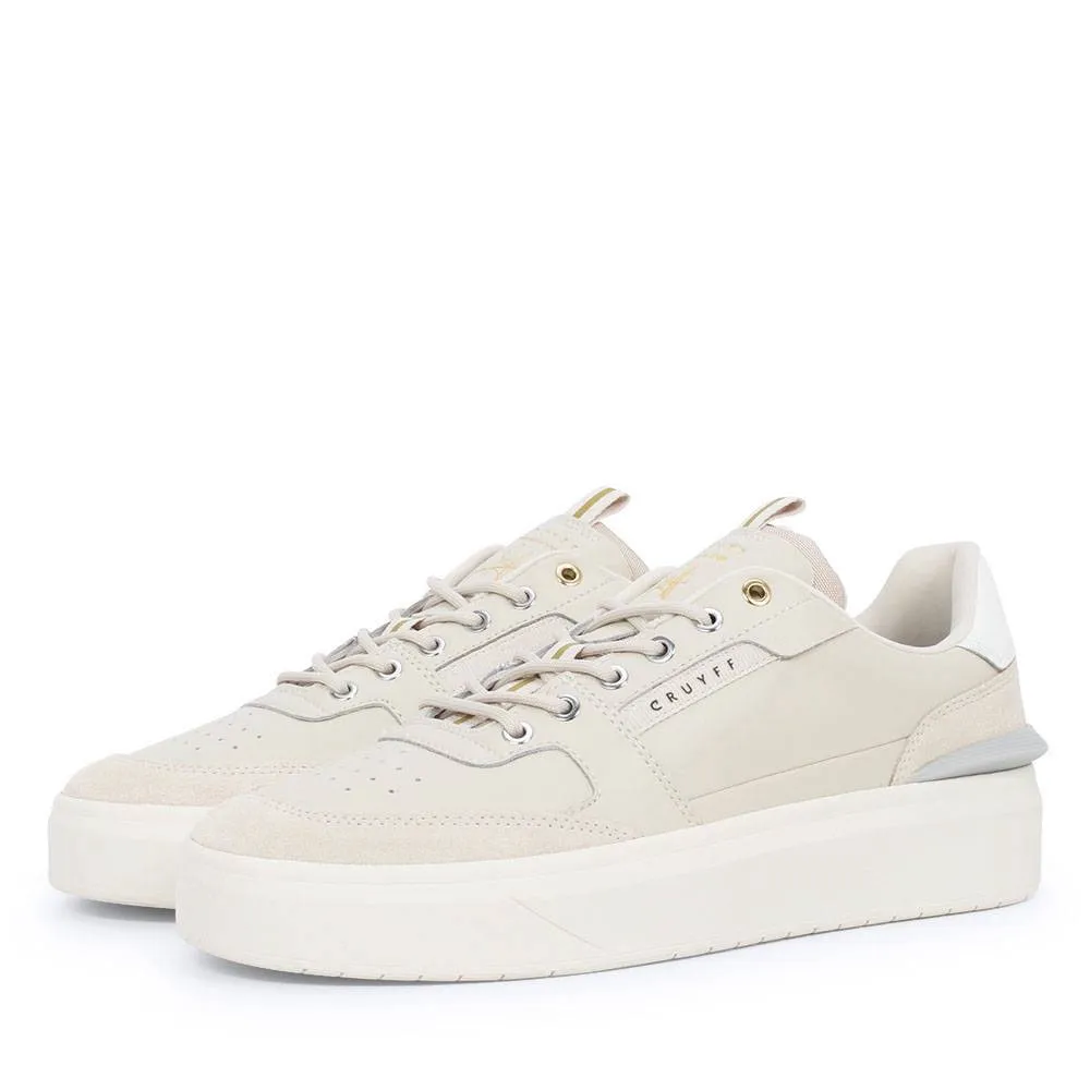 endorsed tennis sneaker beige
