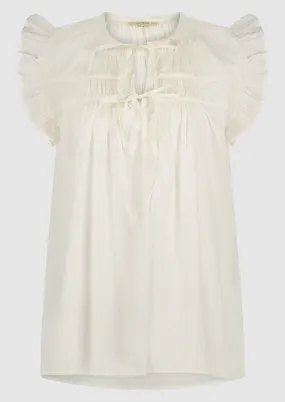 Girls Morena Blouse Antique White