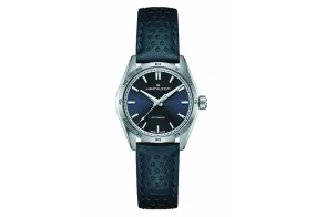 Hamilton horlogeband H36115640 - blauw leer