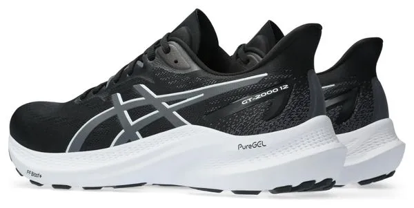 HARDLOOPSCHOENEN ASICS GT2000 12 LARGE 2E ZWART HEREN