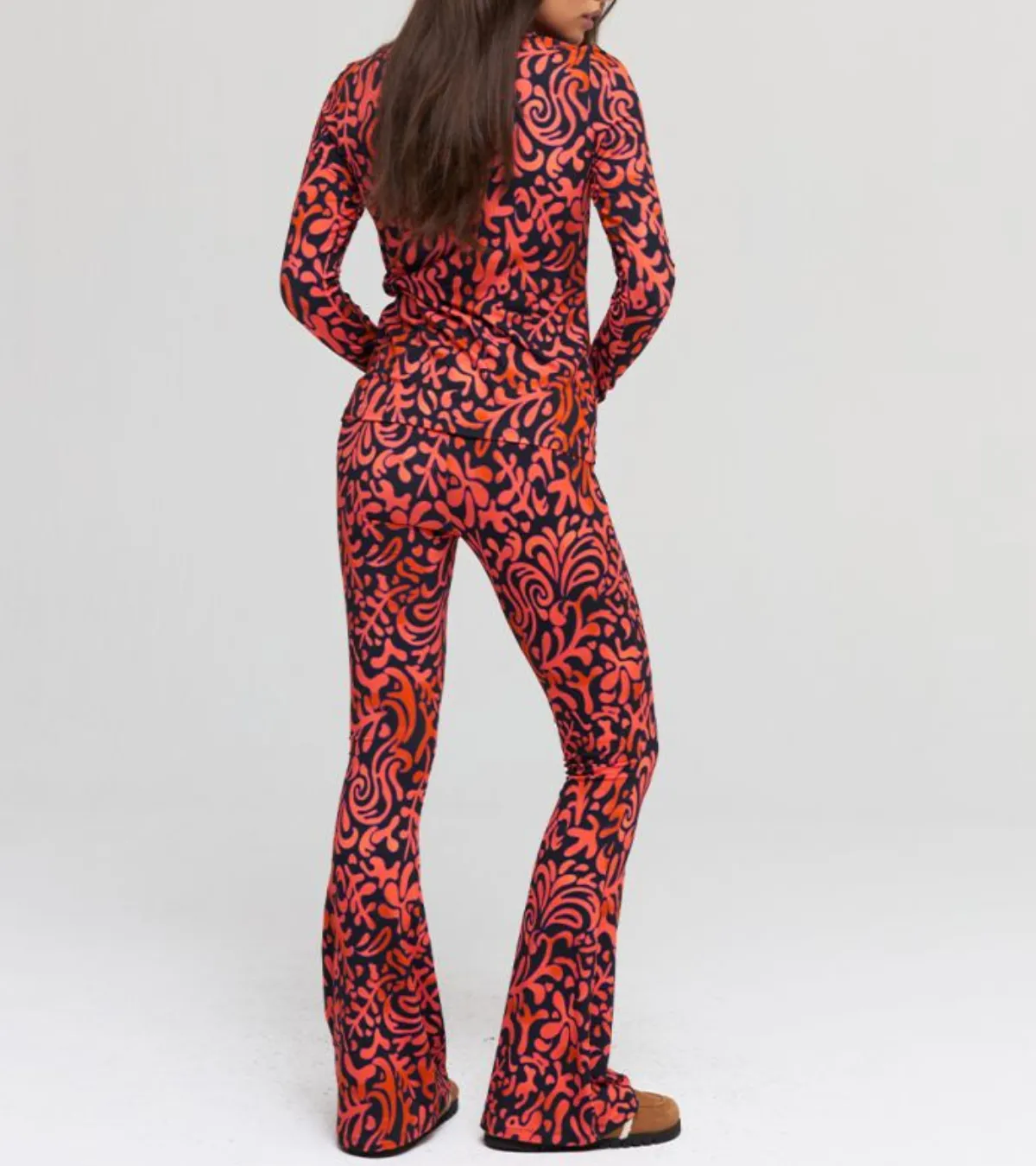 HARPER & YVE Broek Jacky swirl orange