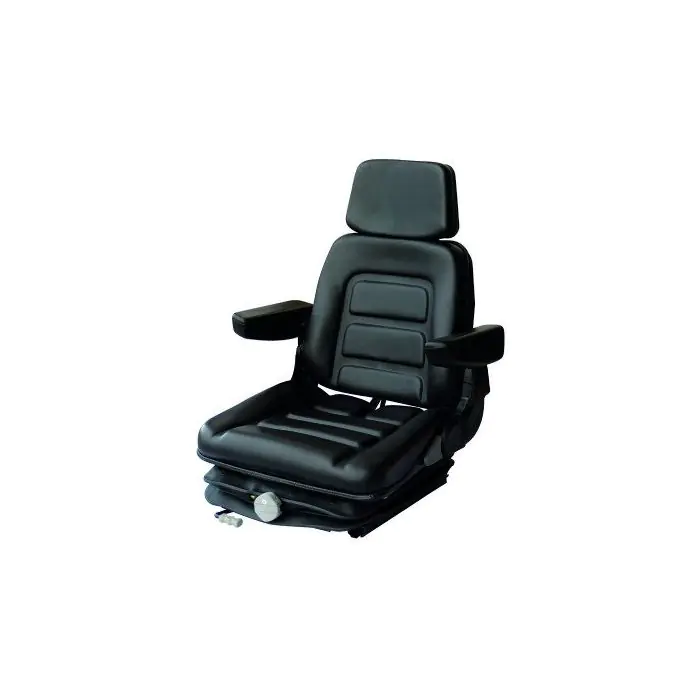 luxe Heftruckstoel Verstevigd met Armleuningen Zwart