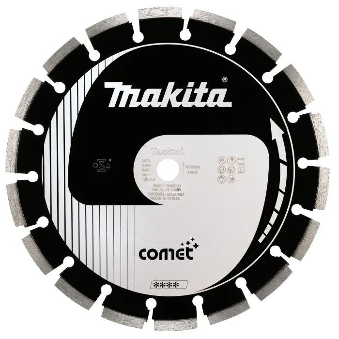 MAKITA B13275 DIAMANTSCHIJF 350X20X3,2MM ZWART