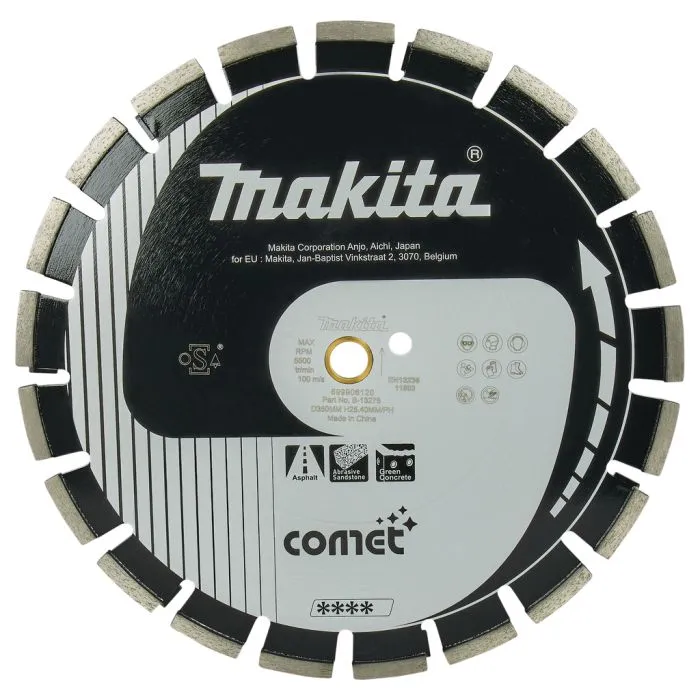 MAKITA B13275 DIAMANTSCHIJF 350X20X3,2MM ZWART