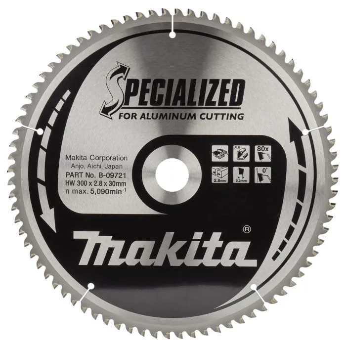 MAKITA TAFELZAAGBLAD 300X30X80T ALUMINIUM  B09721