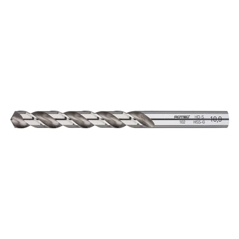 ROTEC HSSG SPIRAALBOOR, DIN 338, TYPE HDS, Ø3,8 10 STUKS