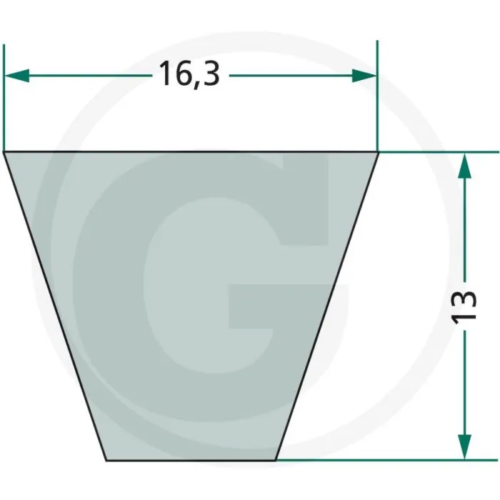 SMALLE VSNAAR SPB X 2000MM (16,3X13MM)