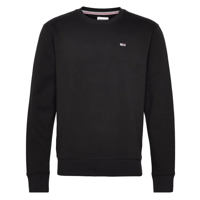 Tommy Jeans Flag Patch sweater heren zwart