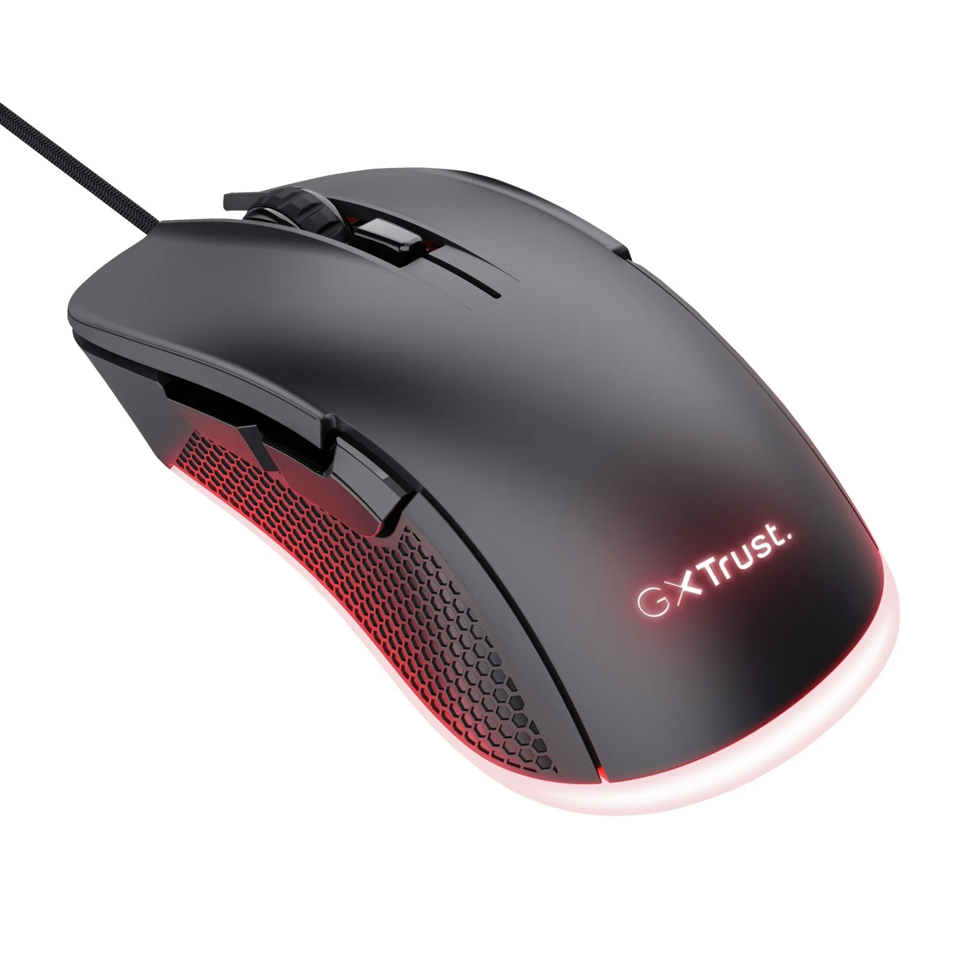 TRUST GXT 922 YBAR ECO GAMING MUIS (ZWART, RGB | 200  7200 DPI)