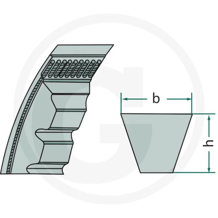 VSNAAR AVX13 X 1557MM (13X10MM)